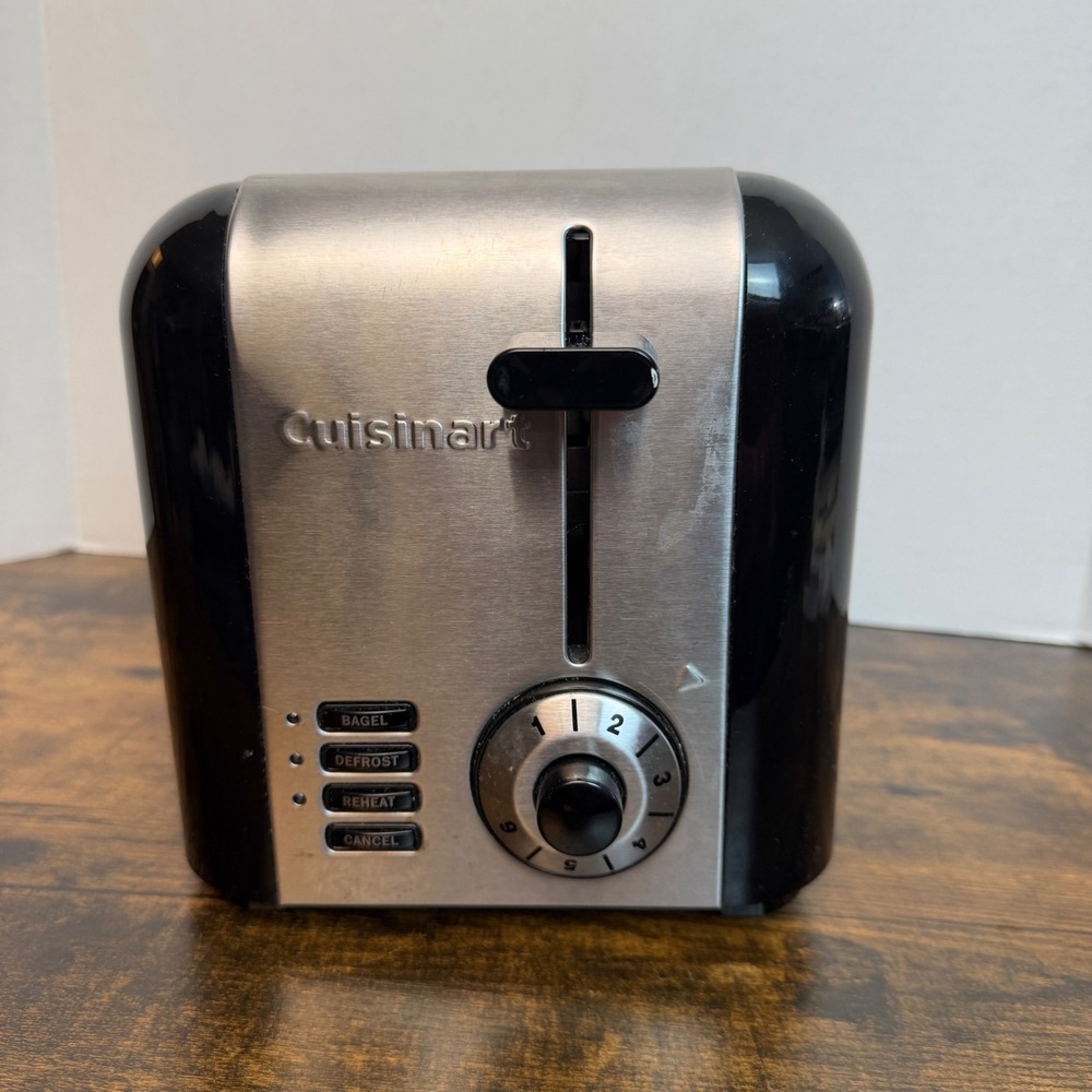Cuisinart Toaster Unisex Black CPT-320 Classic‎ 2-Slice Brushed Stainless Steel